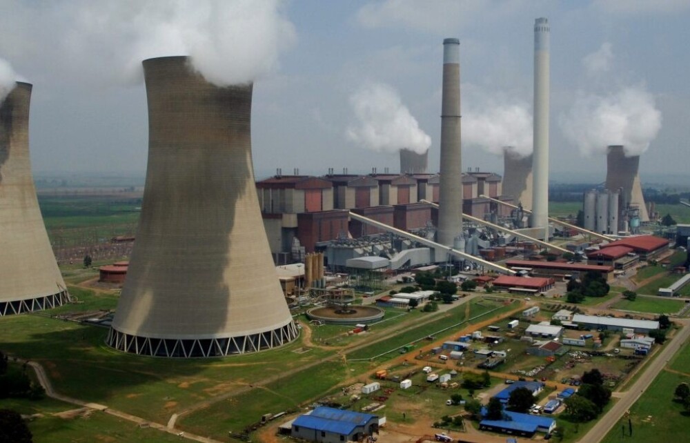 Centrale thermique de Matla, à Mpumalanga, cœur de l’industrie sud-africaine du charbon.