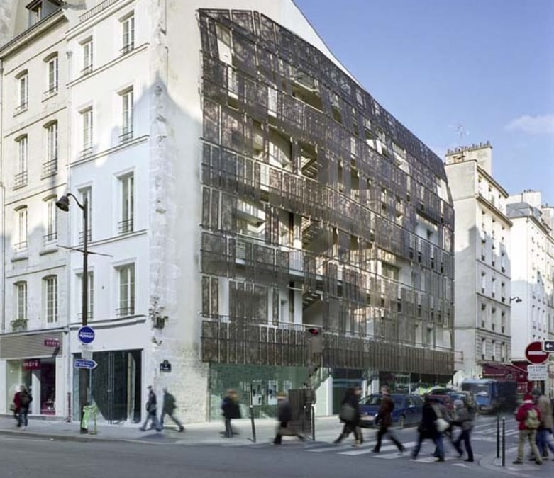 Logements sociaux rue de Turenne, Chartier-Corbasson, Paris, 2009