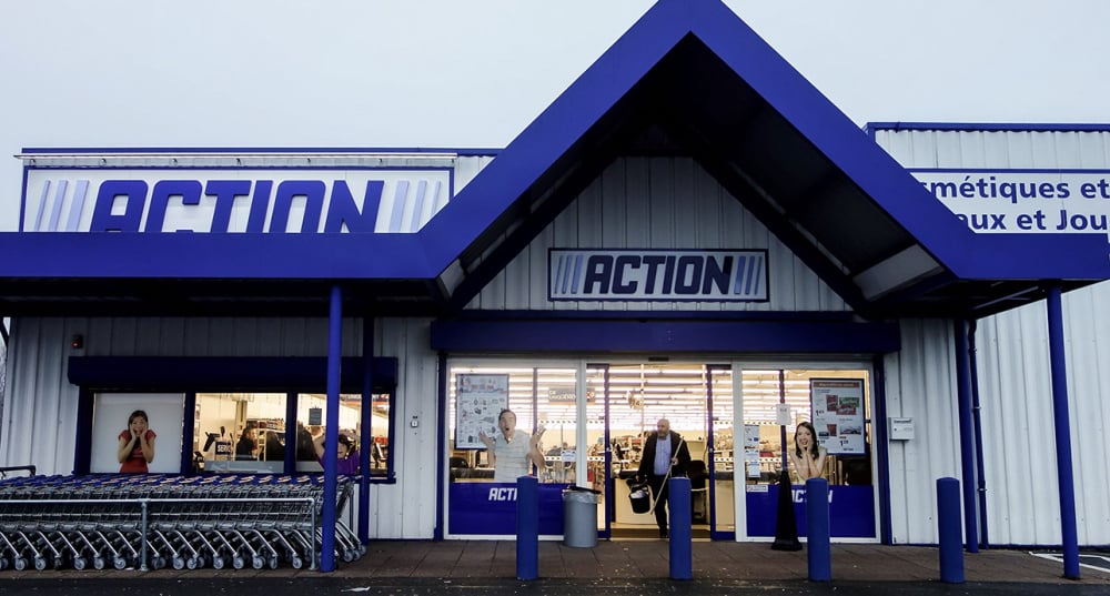 L'enseigne Action compte 3000 magasins en Europe.