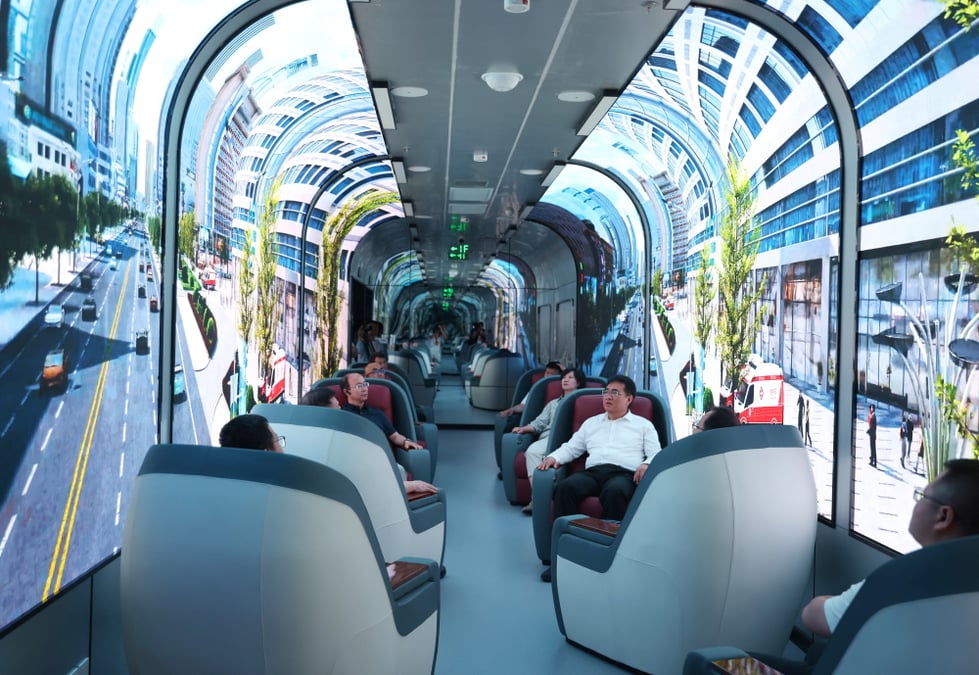 Au parc industriel informatique de Yinchuan, un cluster de centres de données, à Yinchuan, dans la région autonome de Ningxia Hui, en Chine.