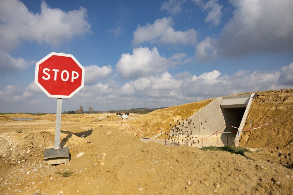 Le chantier de l’A69 entre Toulouse et Castres.