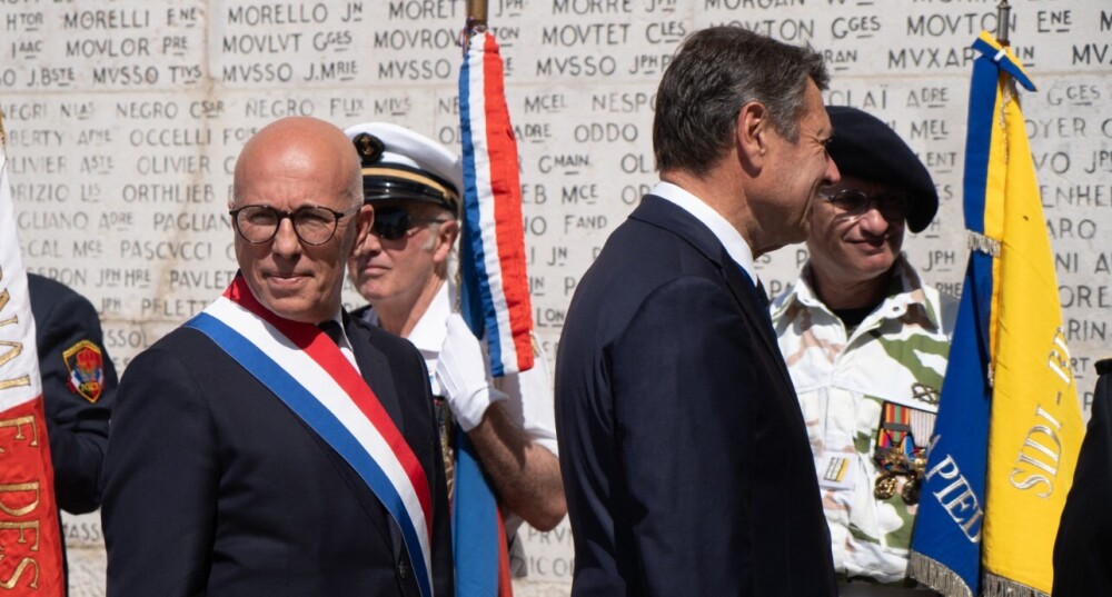 Éric Ciotti et Christian Estrosi, le 19 mai à Nice
