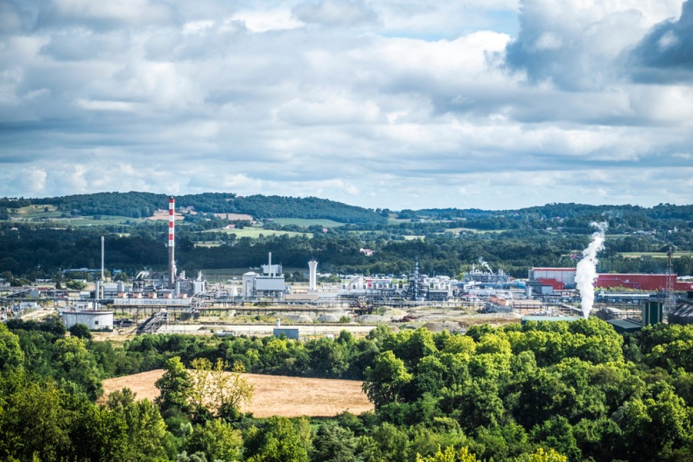 Le plateau de Lacq.