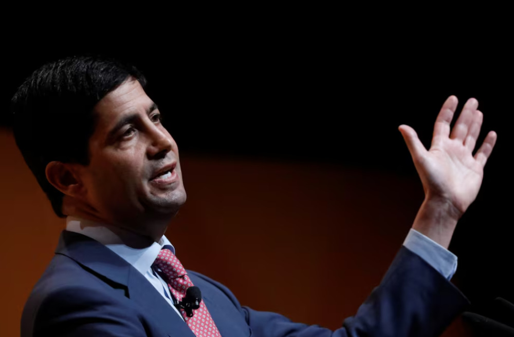 Kevin Warsh lors de la Sohn Investment Conference à New York, en 2017.