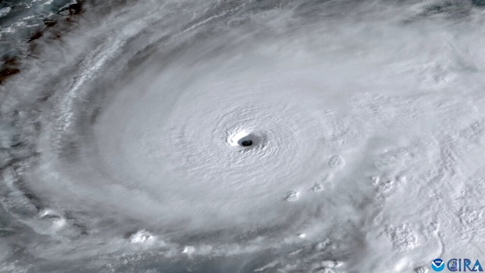L'ouragan Melissa, qui a dévasté en octobre 2025 la Jamaïque et affecté Haïti et Cuba.