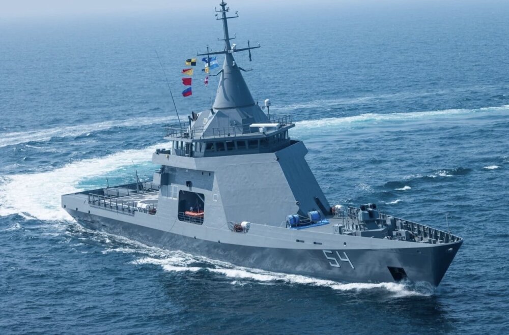 Le Cordero, l'un des quatre OPV argentin qui accueillera l'AW109 de Leonardo Helicopters
