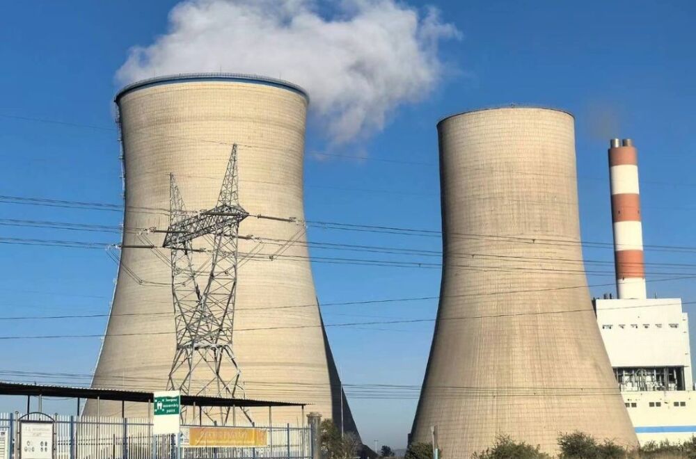 La centrale thermique de Hwange, au Zimbabwe, la plus grande du pays.