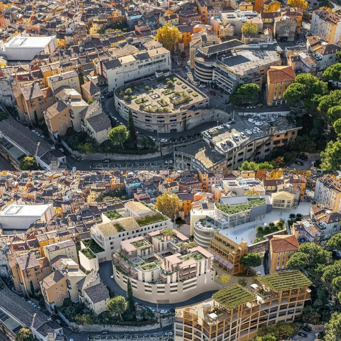 La Cité des Parfums s'attelle à la création d'une nouvelle centralité de 1,6 hectare pour un montant de 73 millions d'euros hors taxes (90 millions d'euros TTC).