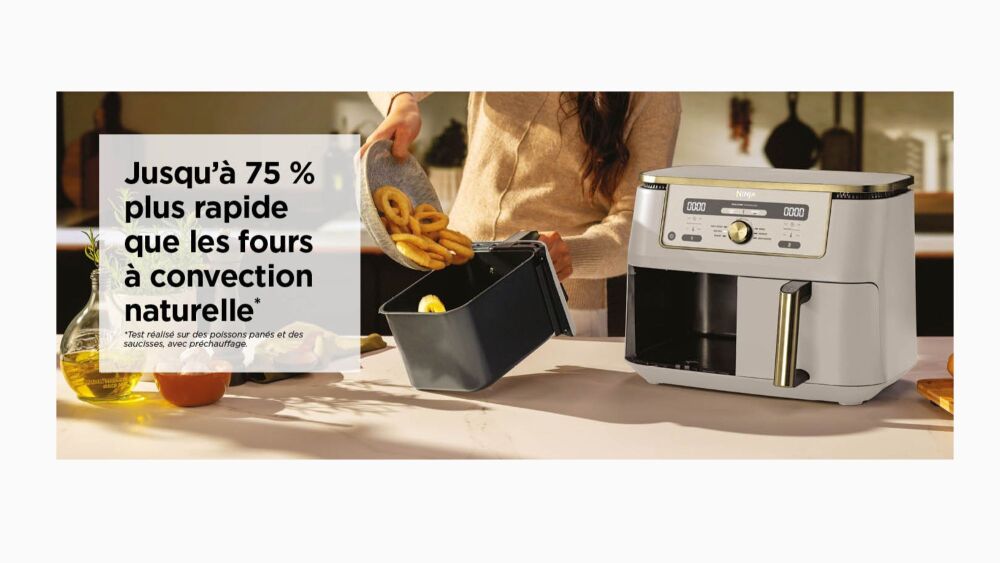 Ninja Air Fryer Dual Zone MAX : prix en baisse pour la friteuse à air 9,5 L double cuve pendant les soldes d’hiver 2026