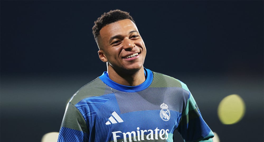 L'attaquant français Kylian Mbappé.