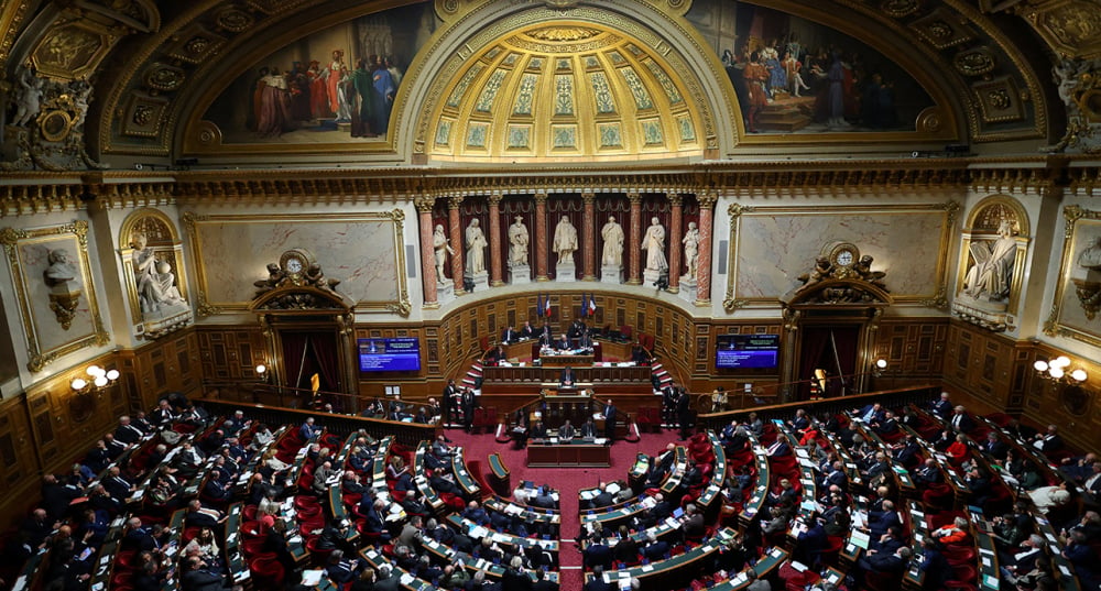 Le Sénat pendant une session de vote du budget, le 15 décembre 2025.