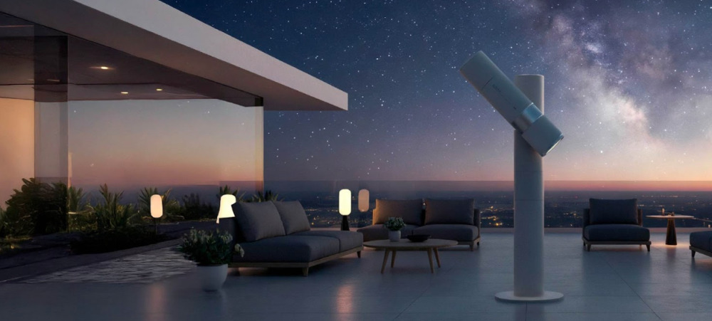 Hyperia est un produit hybride entre le télescope connecté et l'observatoire astronomique.
