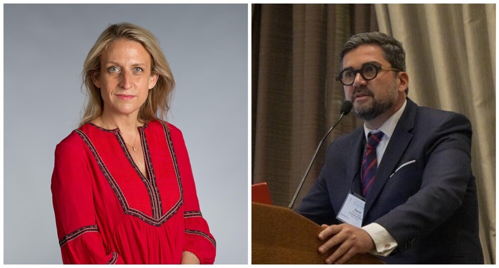 Catherine Ibled, député EPR de Paris et David Smadja, vice-président de l’Association Résiste