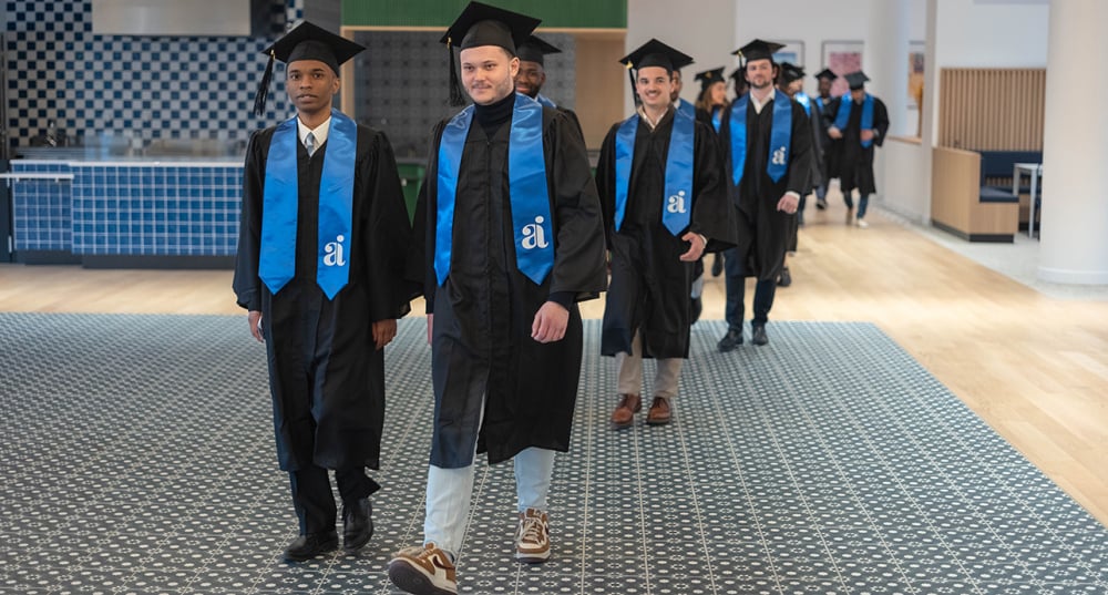 Remise des diplômes sur le campus Aivancity.