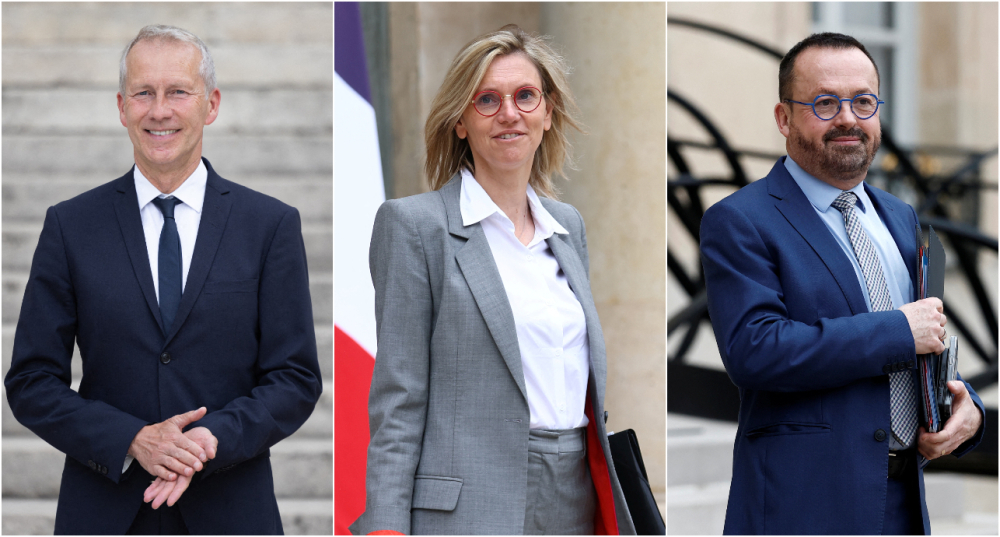 Guillaume Garot (PS), Agnès Pannier-Runacher (Renaissance), et Yannick Neuder (LR)