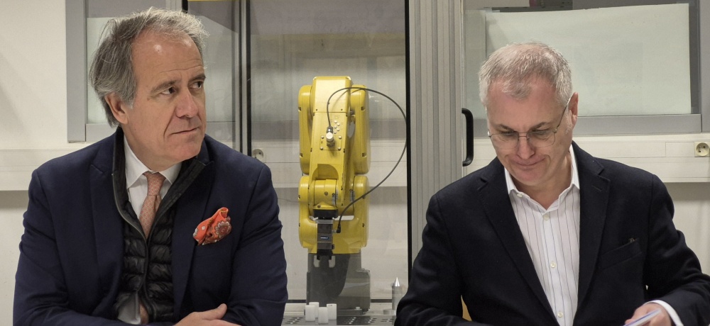 Eric Fouillot, premier vice-président de l'UIMM Occitanie et directeur des relations institutionnelles chez Qair, et Didier Katzenmayer, président de l'UIMM Occitanie et directeur aux Affaires industrielles chez Airbus Opérations SAS.
