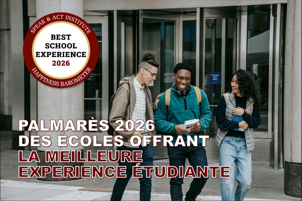 Découvrez le palmarès des écoles qui offrent la meilleure expérience étudiante en 2026.
