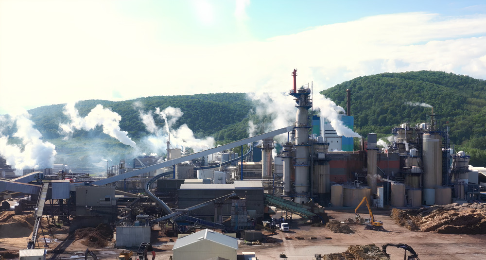 L'usine de Fibre Excellence à Saint-Gaudens (Haute-Garonne.