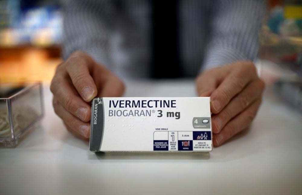 Une boîte d'Ivermectine, fabriqué par Biogaran