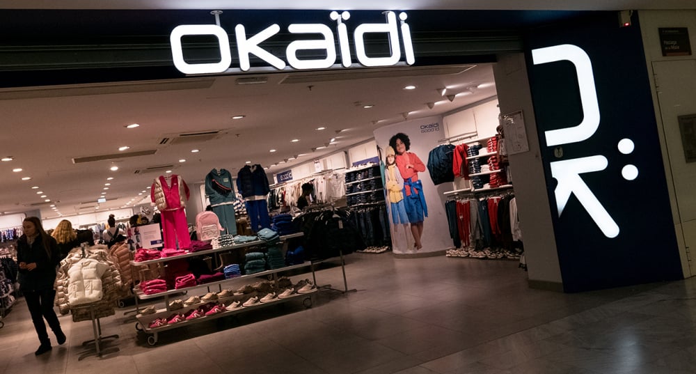 La Façade d'un magasin pour enfant Okaïdi.