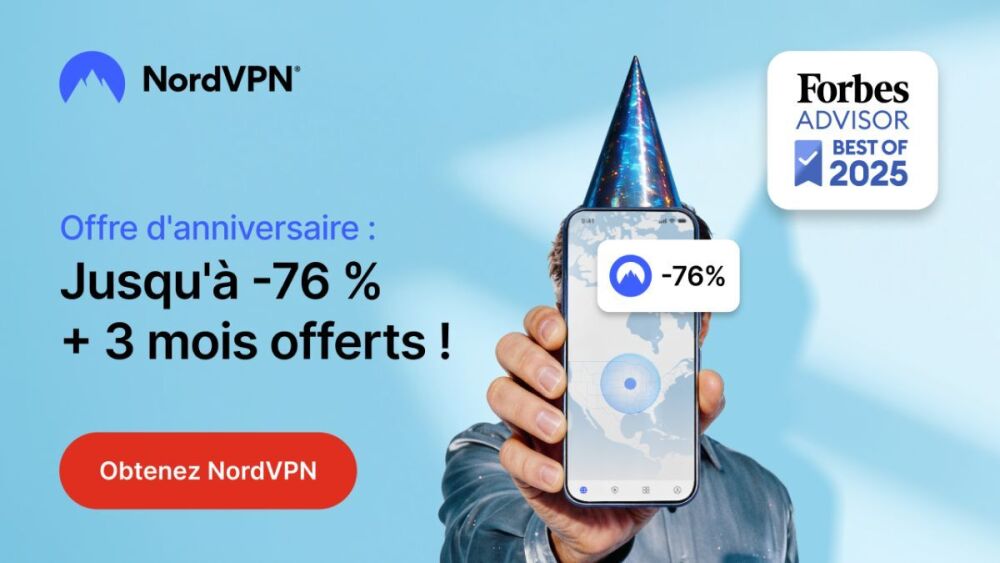 Profitez de la campagne anniversaire pour sécuriser jusqu’à 10 appareils à prix réduit.