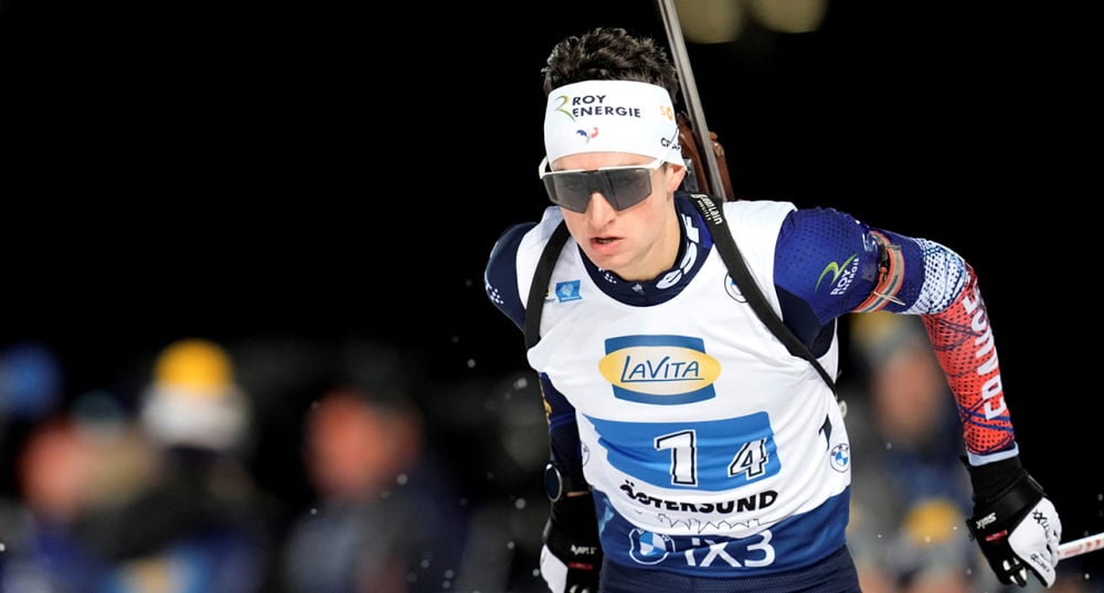 Éric Perrot, à Oestersund (Suède), le 29 novembre 2025.