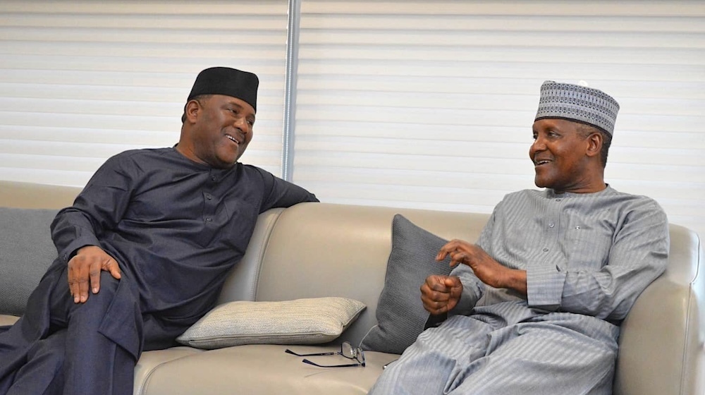 Abdul Samad Rabiu et Aliko Dangote, deux premières fortunes du Nigeria.