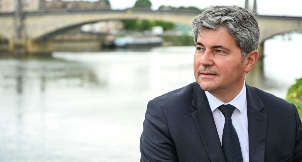 Le maire sortant de Chalon-sur-Saône, Gilles Platret.