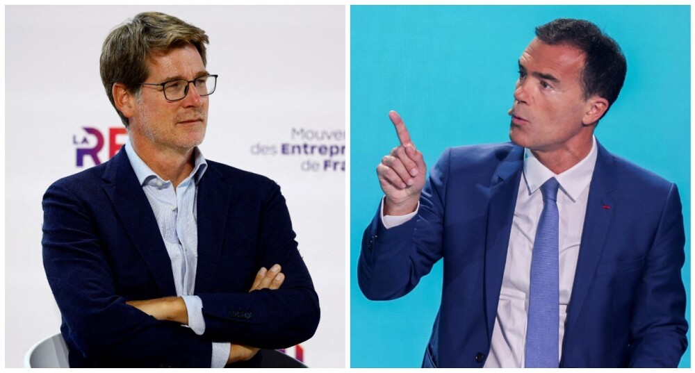 Pascal Canfin et Sandro Gozi, députés européens Renew.