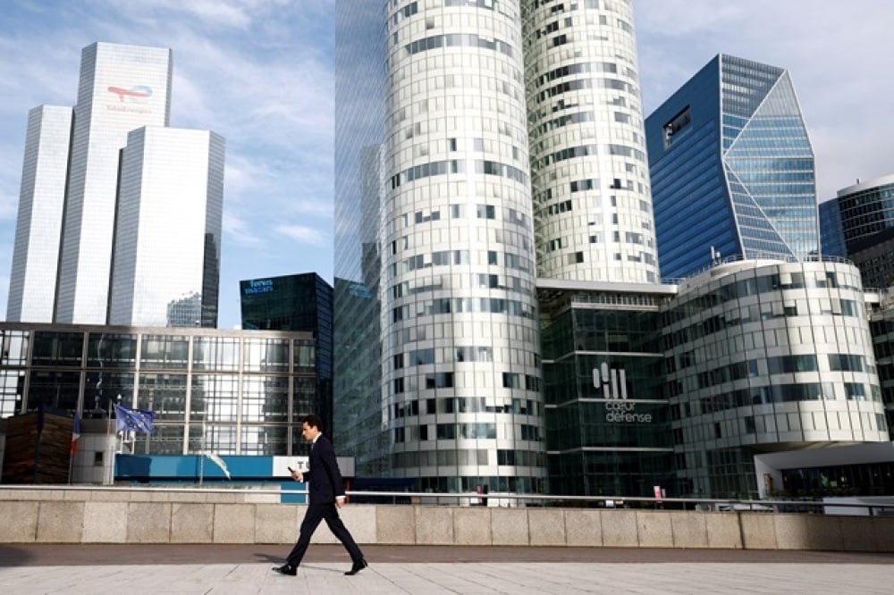 Le quartier d’affaires de la Défense à Paris.