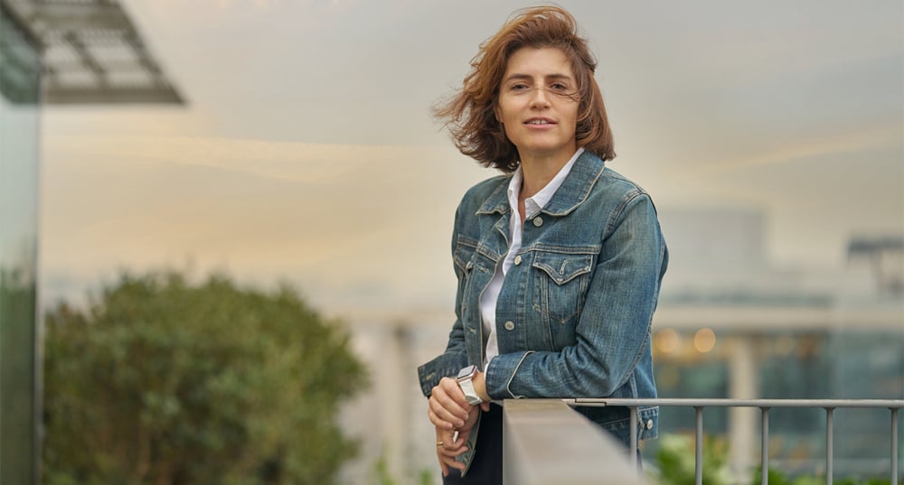 Christel Heydemann, directrice générale d'Orange, à Paris, en octobre 2024.