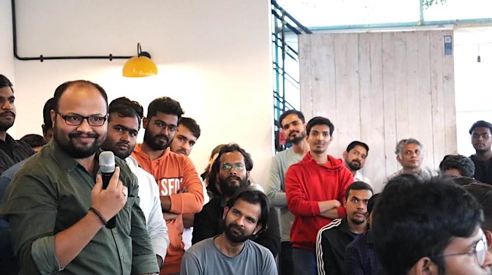Une réunion de start-upers à Bangalore en Inde.