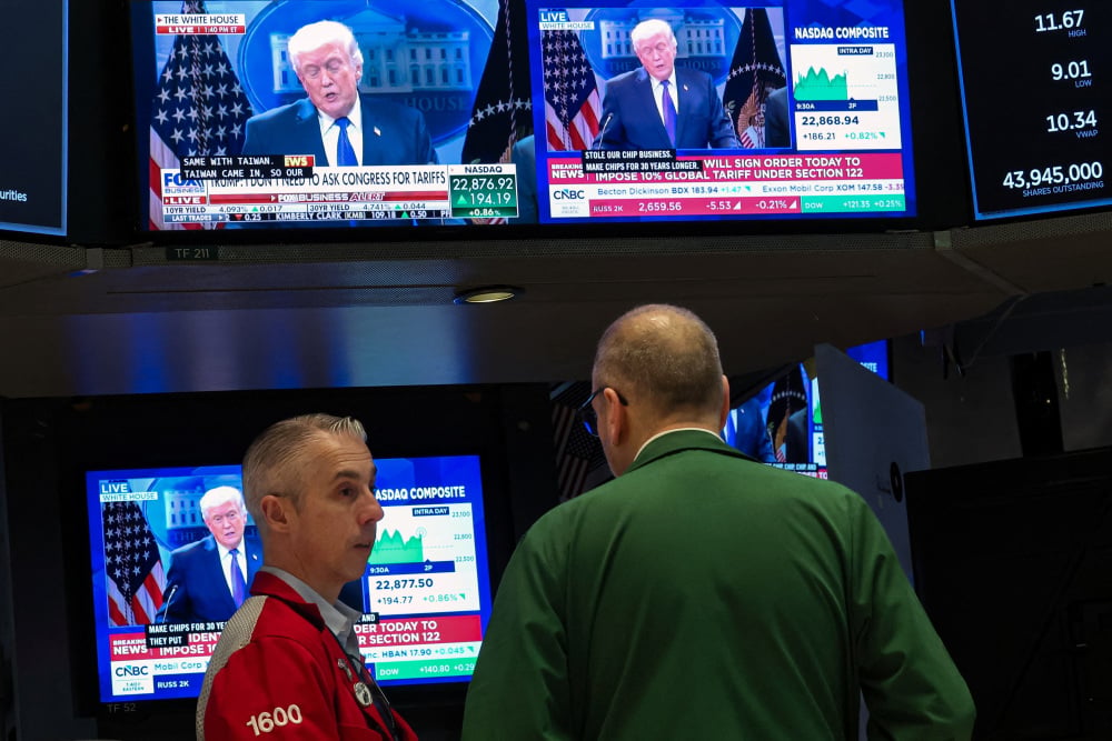 Chaque annonce de Donald Trump fait bondir les marchés financiers.