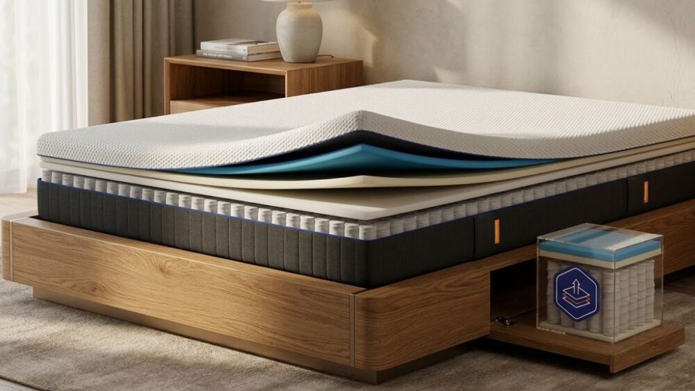 Le matelas Emma Original, conçu pour offrir un confort adaptatif, est passé à prix réduit durant les promos d’hiver.