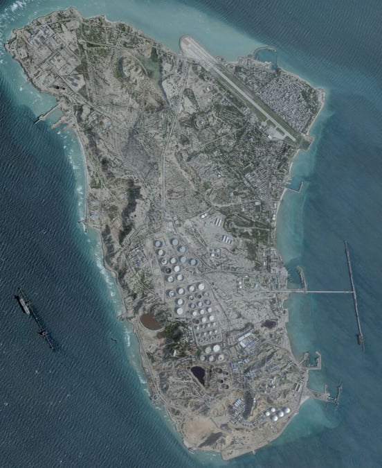 L'île de Kharg est la principale infrastructure pétrolière d'exportation d'Iran.
