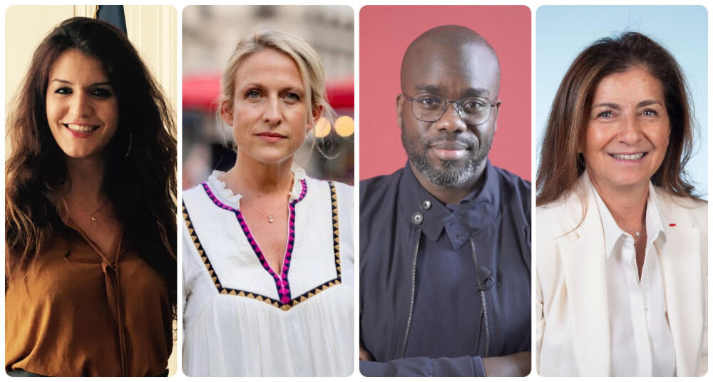 Marlène Schiappa, Catherine Ibled, Abdoulaye Kanté, Emmanuelle Hoffman.