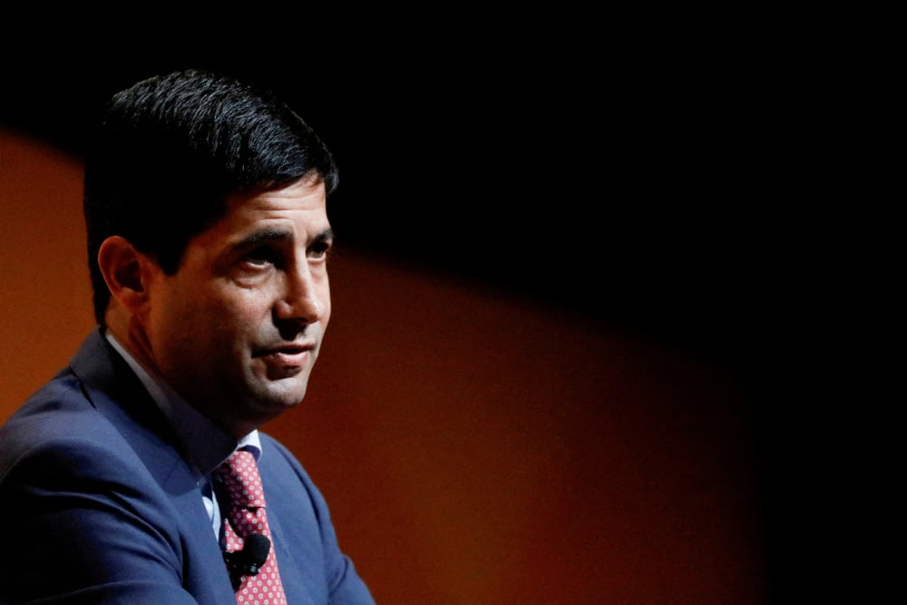 Kevin Warsh prend la parole lors de la conférence Sohn Investment à New York, en 2017.