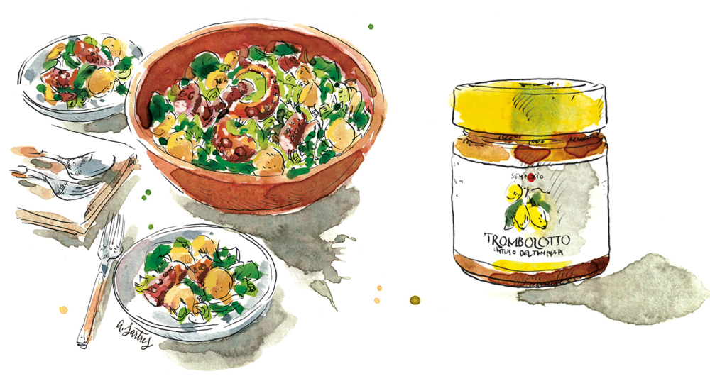 Découvrez notre recette de la semaine : la salade de poulpe.