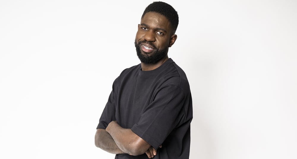 Samuel Umtiti, champion du monde 2018 et consultant RMC.