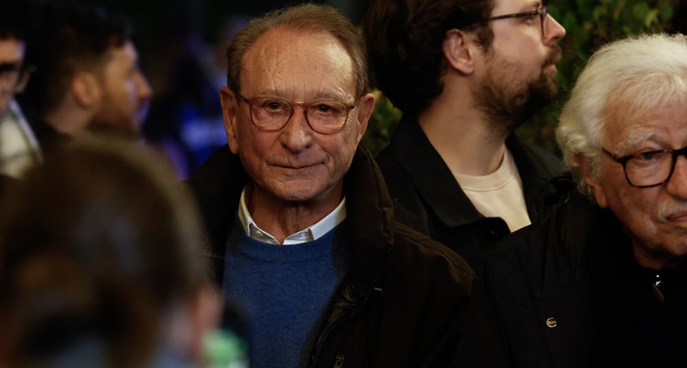 L'ancien maire socialiste de Paris, Bertrand Delanoë, lors d'un rassemblement du parti après la victoire d'Emmanuel Grégoire, en mars 2026.