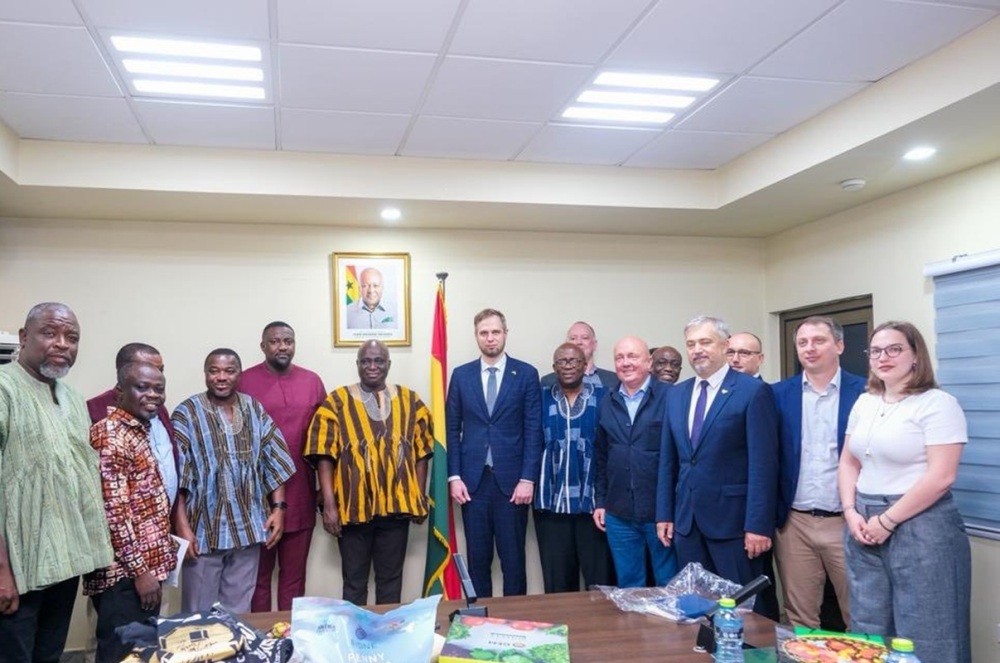 Délégation ukrainienne reçue par le ministère ghanéen de l’Agriculture.