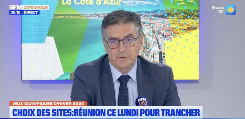 Patrick Moulard, président de la Fédération du BTP des Alpes-Maritimes, alerte sur les conséquences pour les TPE PME en cas de non-tenue des JO à Nice.