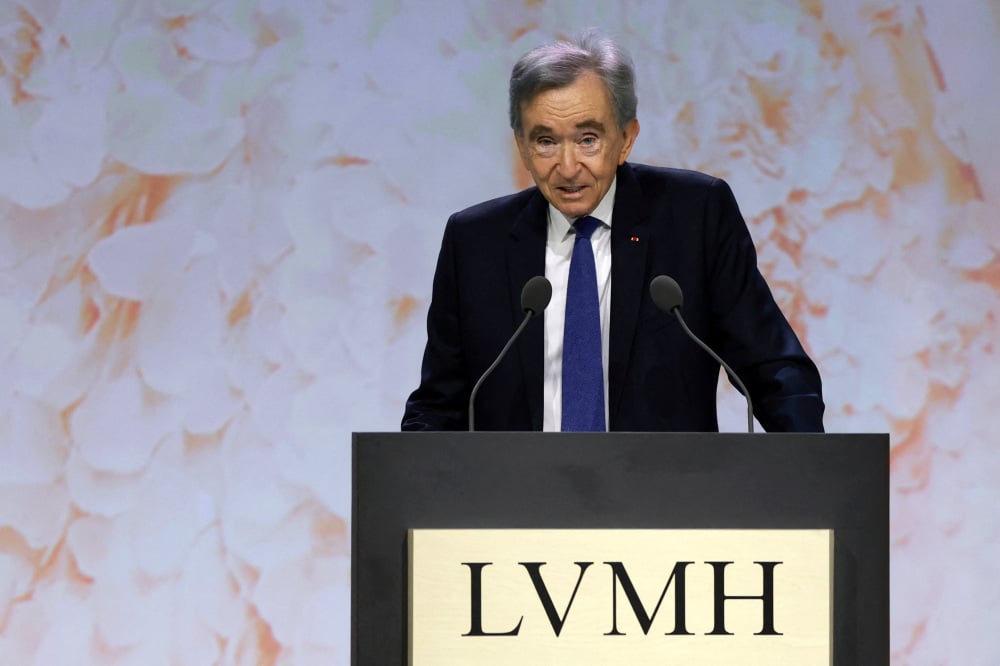 Le PDG de LVMH, Bernard Arnault.