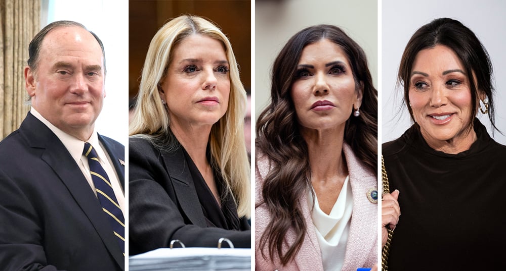 John Phelan, Pam Bondi, Kristi Noem et Lori Chavez DeRemer.