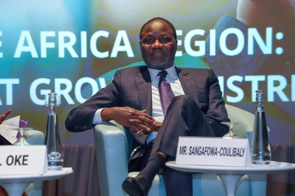 Mamadou Sangafowa Coulibaly, ministre des Mines, du Pétrole et de l’Énergie de la Côte d’Ivoire.