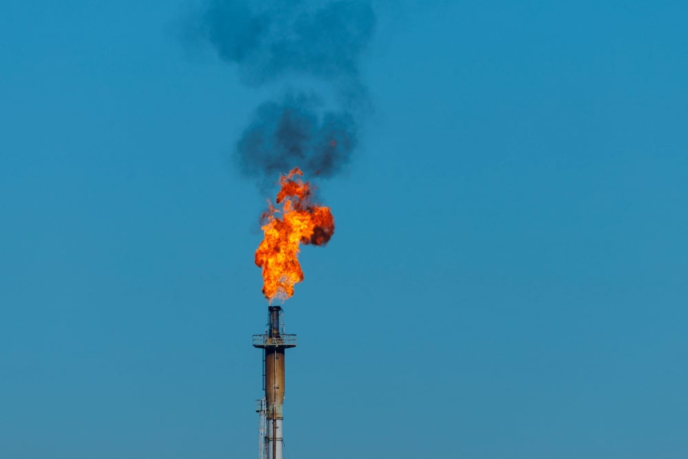 Une partie des fuites de méthane est liée à des dysfonctionnements du "torchage" sur les installations gazières.