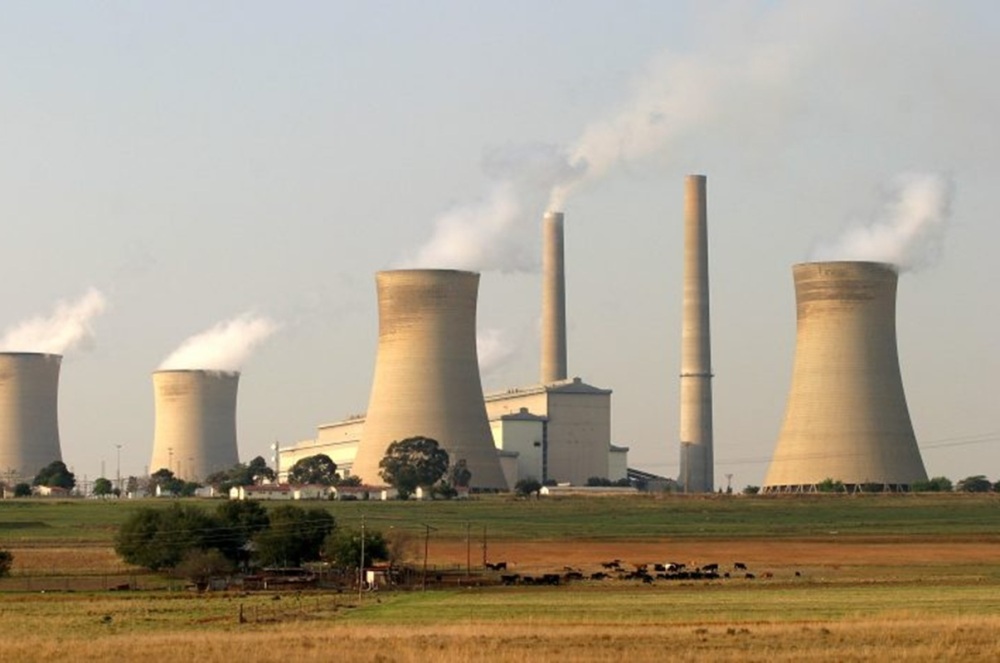 Centrale à charbon sud africaine, au cœur des enjeux de transition énergétique.
