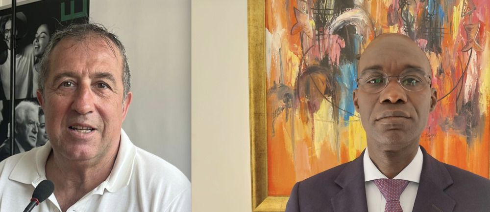 Bernard Chaussegros et Tidiane Dioh