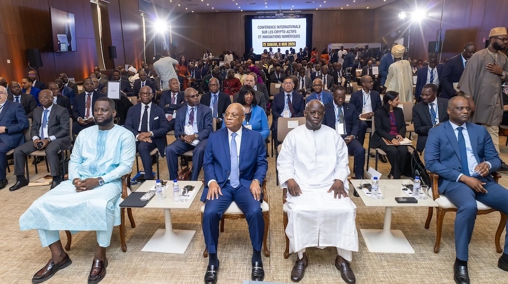 A Dakar, le 8 mai dernier, la Conférence internationale de la Banque centrale des États de l'Afrique de l'Ouest (BCEAO), l'institut d'émission commun aux huit pays de l’UEMOA.