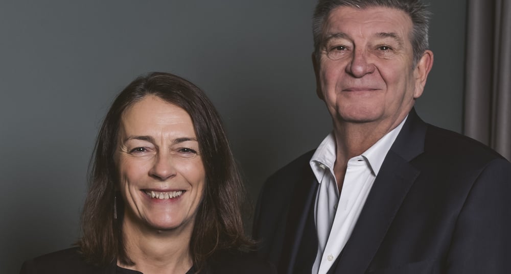 Anne de Bayser et Jean-Marc Borello, coprésidente et président du groupe SOS.